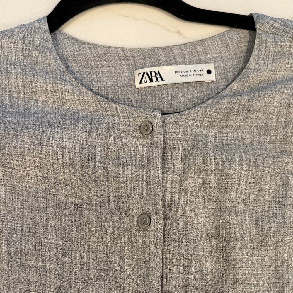 Zara Gray Midi Dress